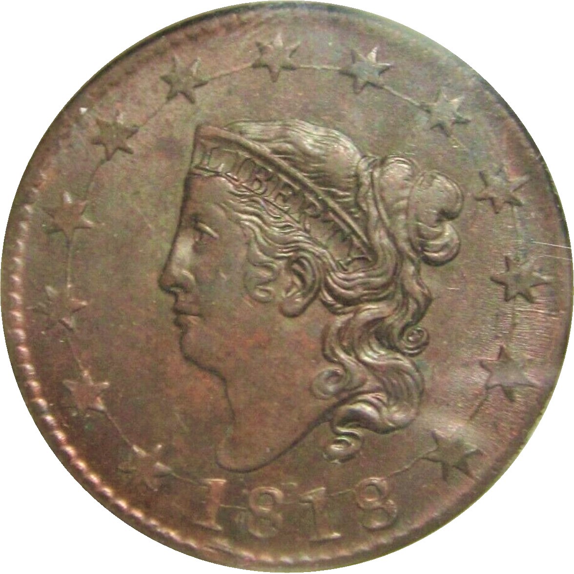 1818-1c-Matron-Head-Large-Cent-#3